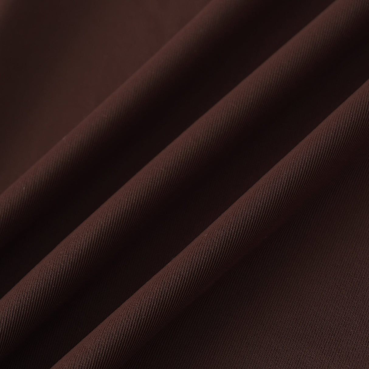 Aurohaya Charitina Brown Fitted Ruched Midi Dress
