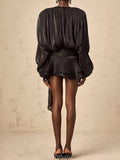 Amélie Fully Pleated Ruffled Mini Dress