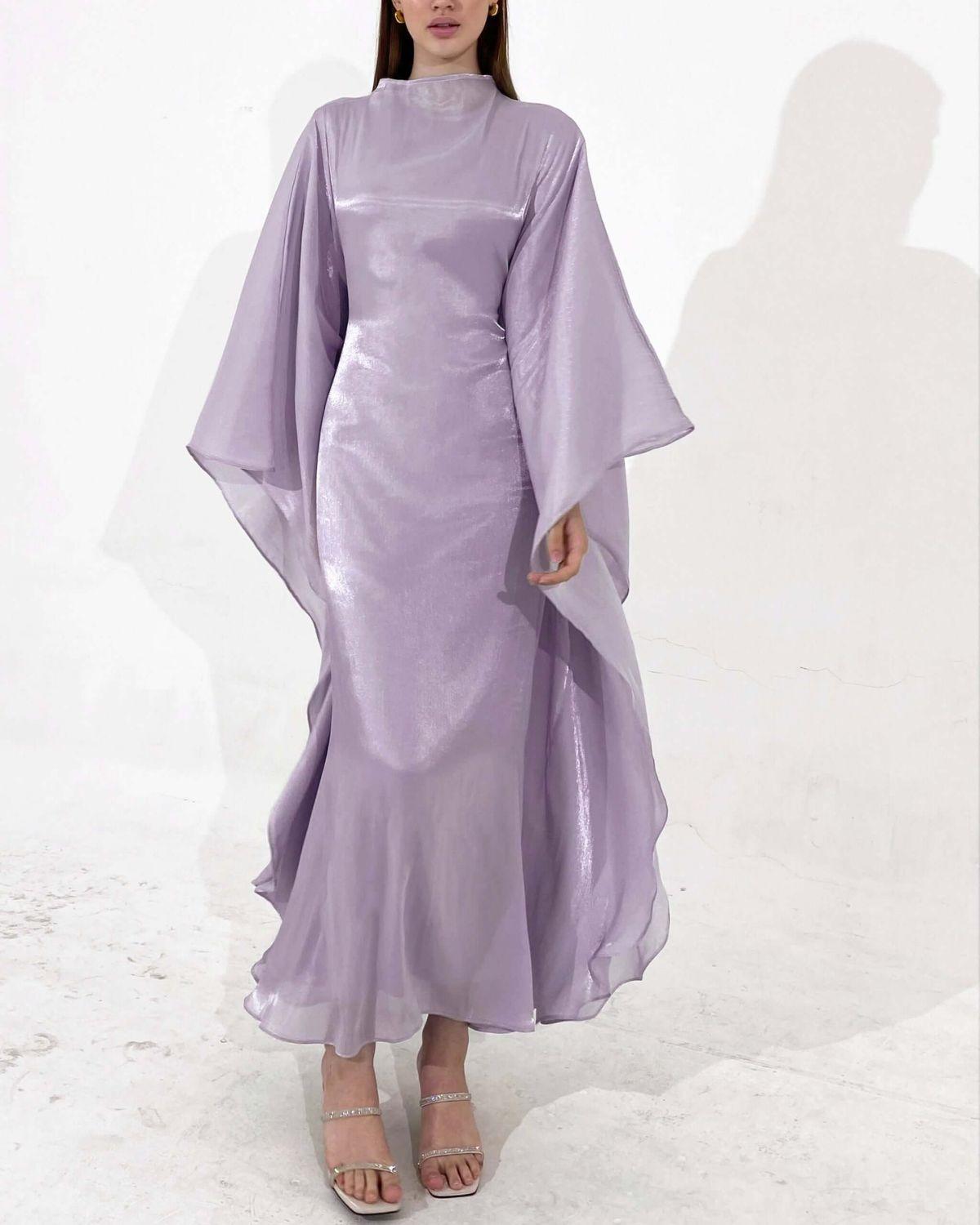 Aurohaya Chiffon Minimalist Butterfly Dress for Women