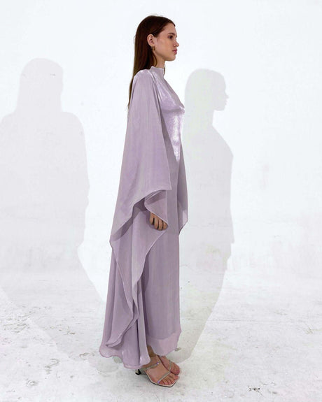 Aurohaya Chiffon Minimalist Butterfly Dress for Women