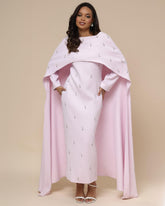 Aurohaya Modest Maxi Cape Dress