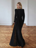 Irregular Ribbon Design Maxi Dress