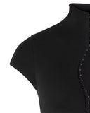 Nyx Zip-Front Bodycon Mini Dress