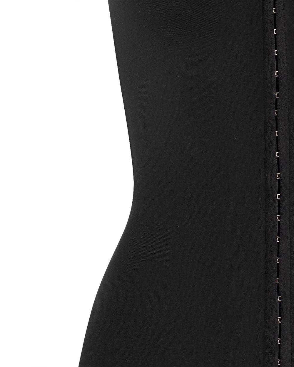 Aurohaya Nyx Zip-Front Bodycon Mini Dress