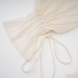 Léonie floral-appliqué tiered mini dress in Neutrals