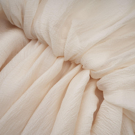 Aurohaya Léonie floral-appliqué tiered mini dress in Neutrals