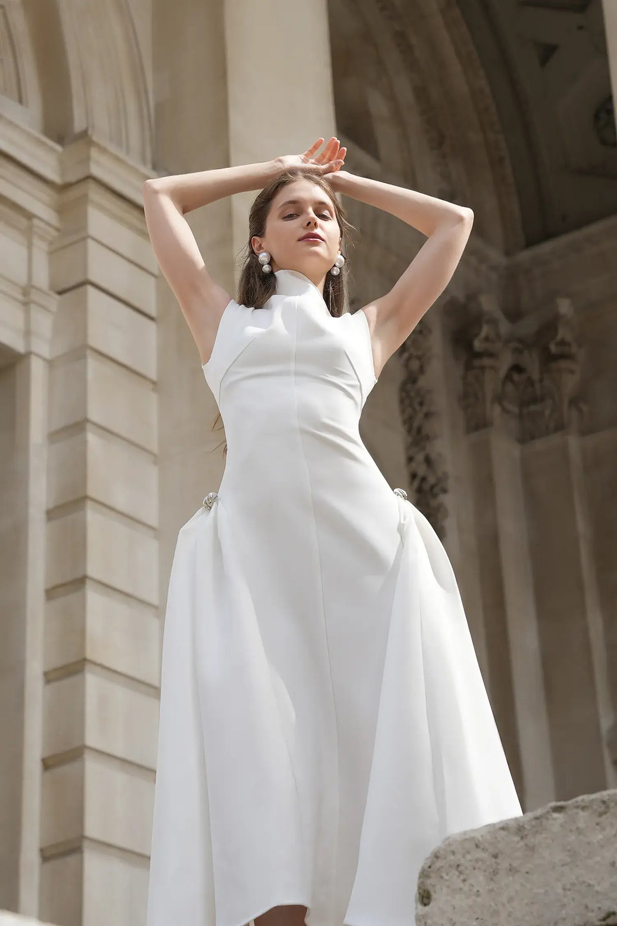 Aurohaya Signature Minimalist Maxi Dress