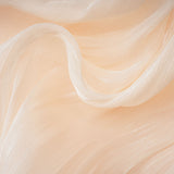 Eugénie Neutral Fully Pleated Ruffled Mini Dress