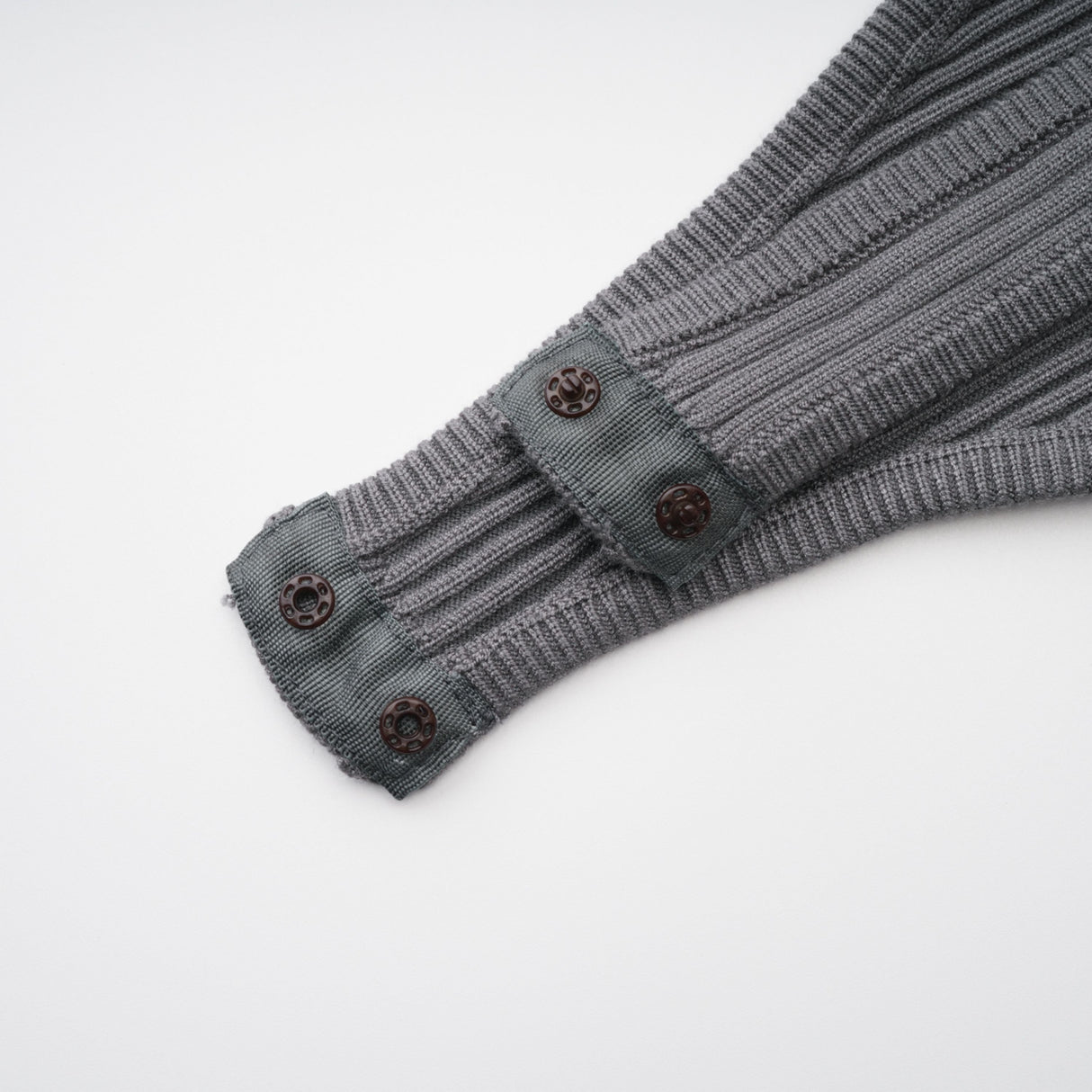 Aurohaya Claire Grey Ribbed Knit Bodysuit & Trousers Set
