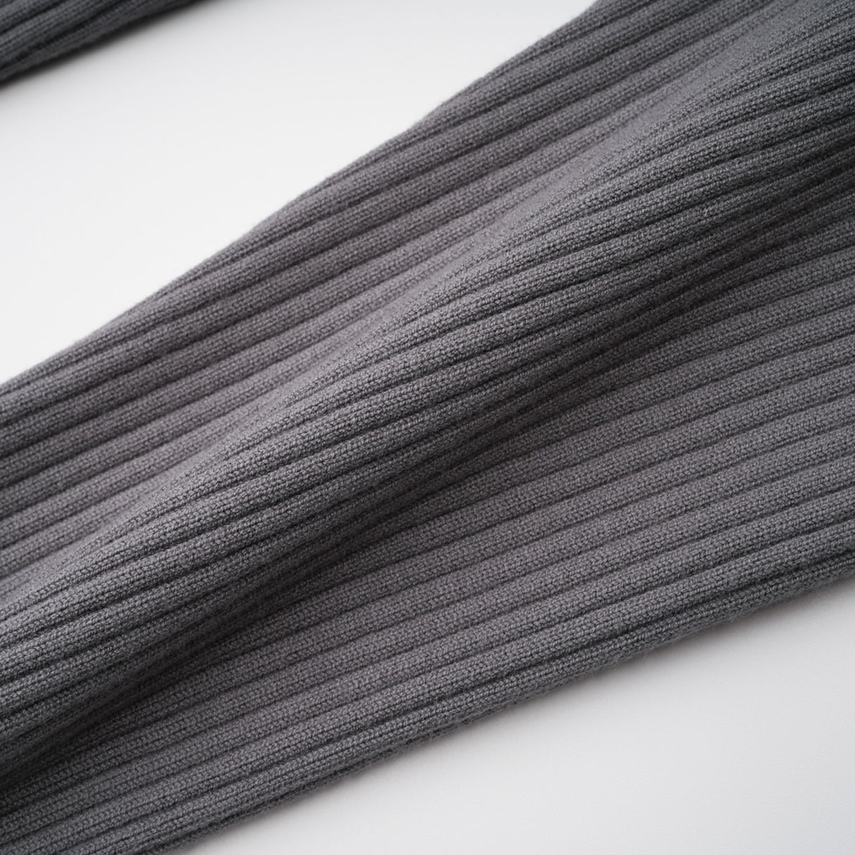 Aurohaya Claire Grey Ribbed Knit Bodysuit & Trousers Set