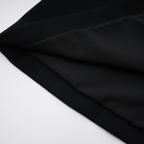 Aurohaya Oona Black Embellished Flared Maxi Gown