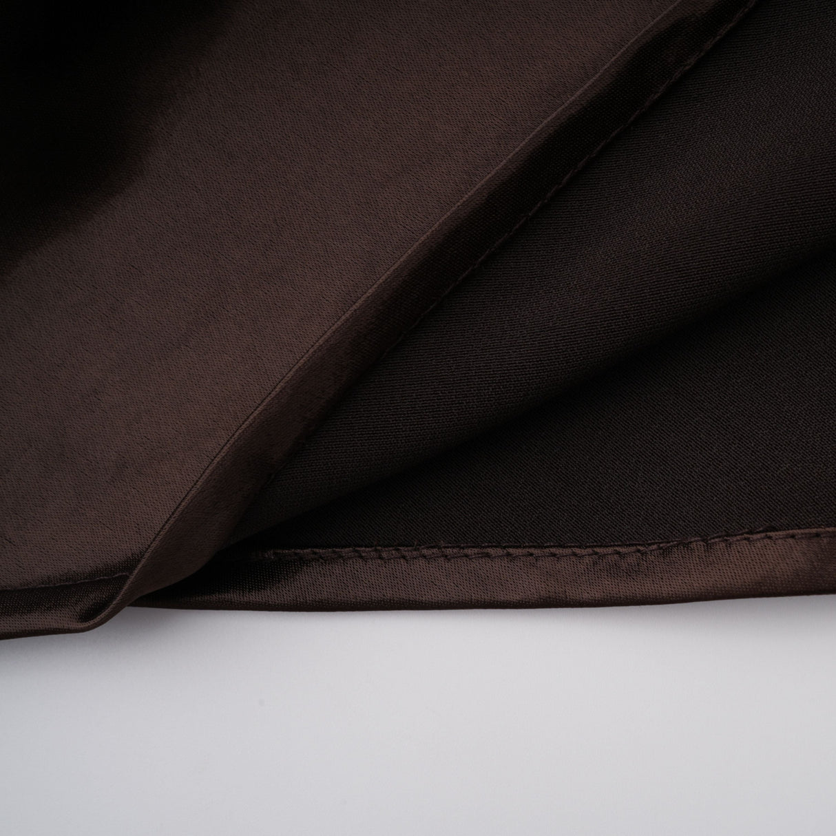 Aurohaya Pernilla Brown One Shoulder Satin Mini Dress