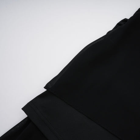 Aurohaya Tiziana Black One Shoulder Cut Out Maxi Dress