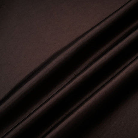 Aurohaya Gitta Brown Off Shoulder Satin Maxi Gown