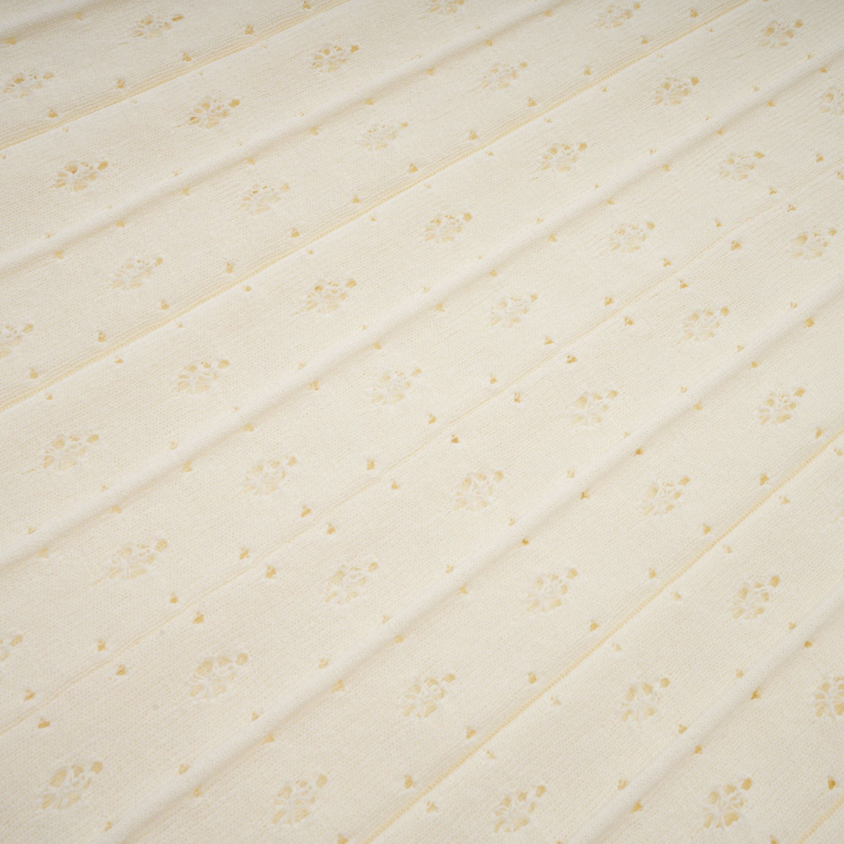 Aurohaya Donatienne white faux-pearl knitted maxi dress