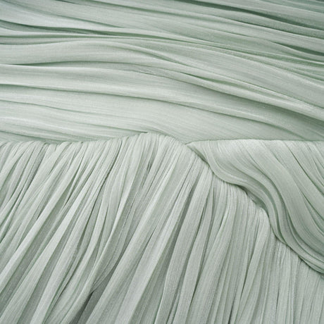 Aurohaya Verdelune Mint Green Gathered Maxi Dress