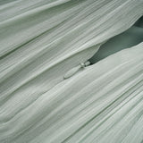 Verdelune Mint Green Gathered Maxi Dress