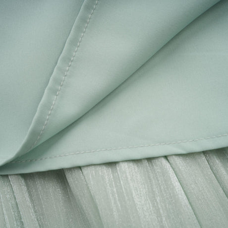 Aurohaya Verdelune Mint Green Gathered Maxi Dress