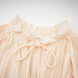 Ophélie cape-design midi dress