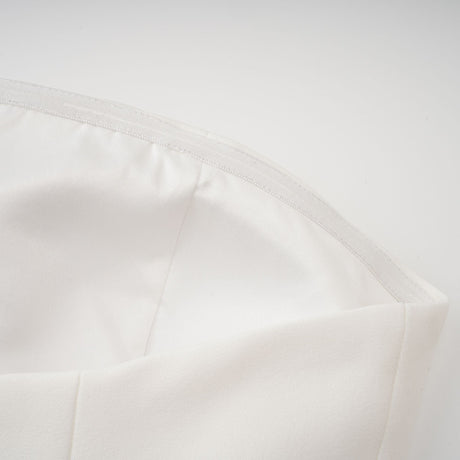 Aurohaya Mélanie White Corset Dress & Mesh Skirt Set