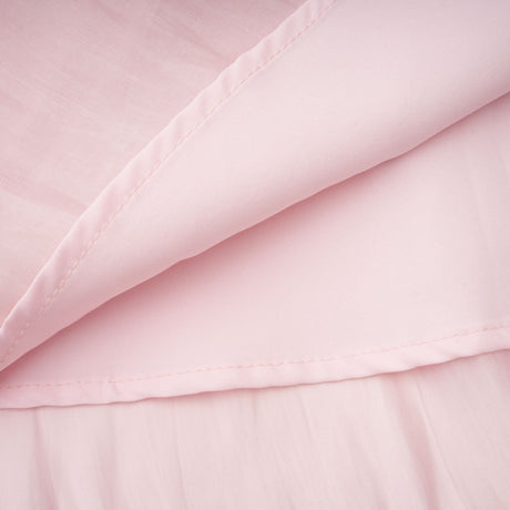 Aurohaya Sarolta Pink Glossy Ruched Maxi Dress