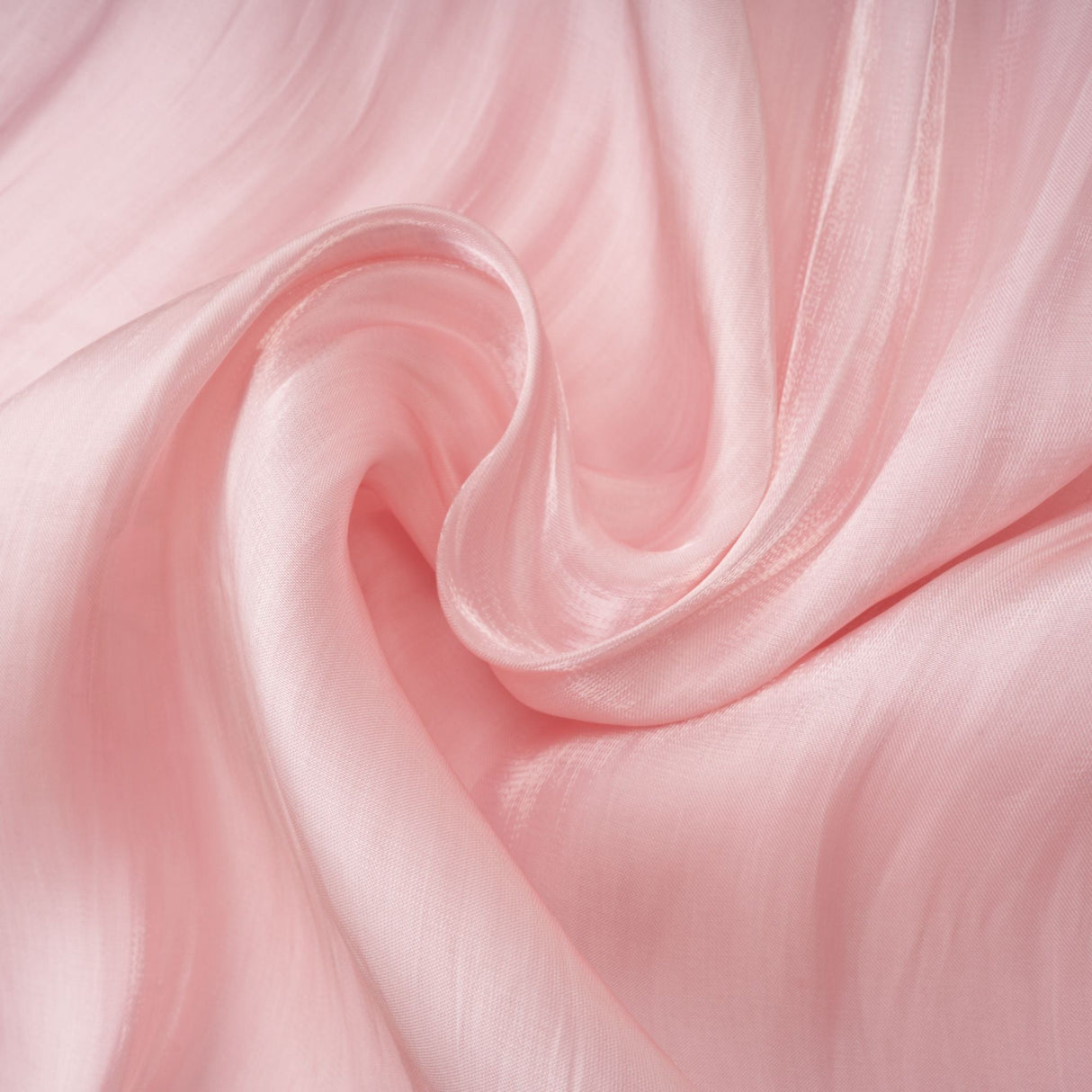 Aurohaya Sarolta Pink Glossy Ruched Maxi Dress