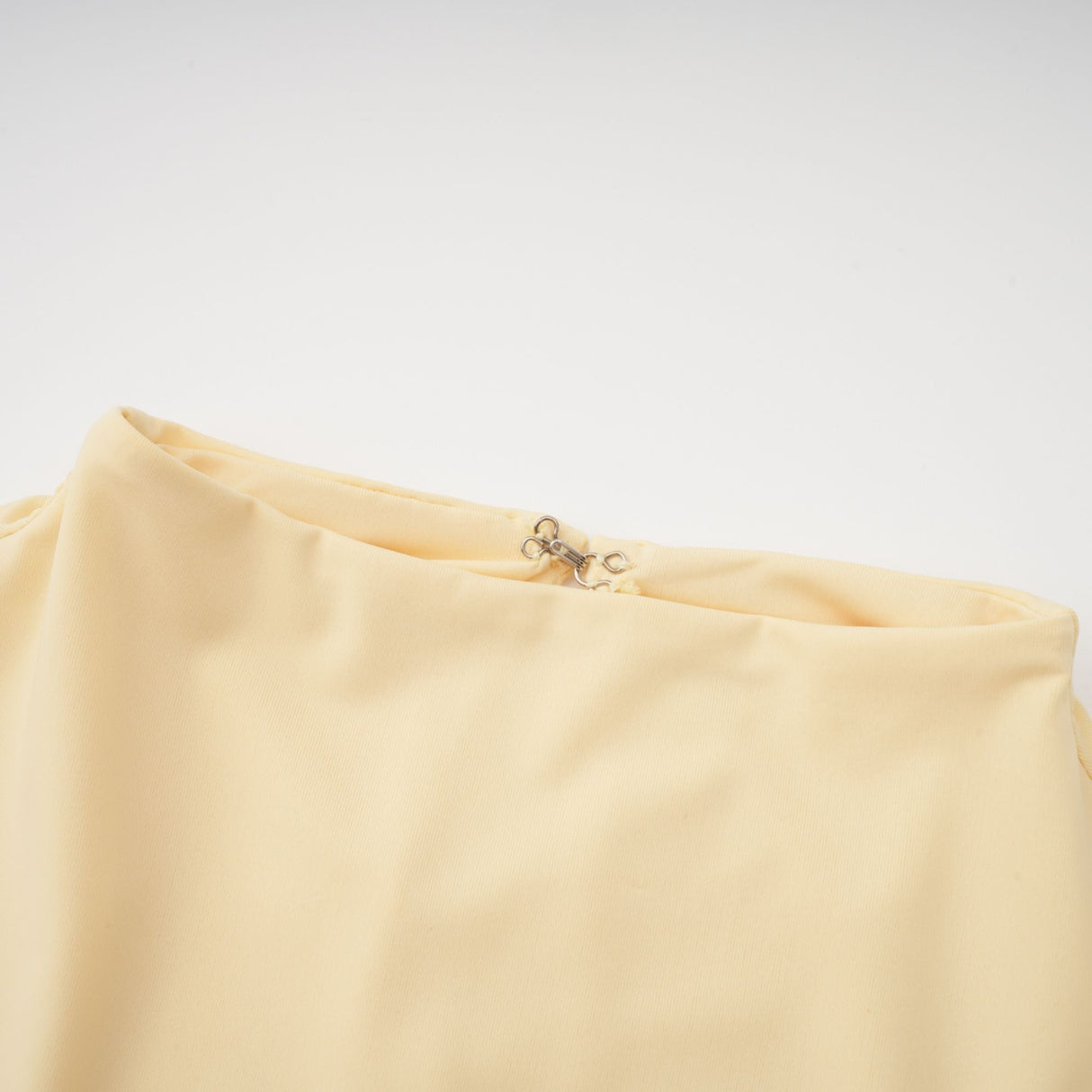 Aurohaya Fenella Yellow Asymmetrical Draped Cape & Dress Matching Set