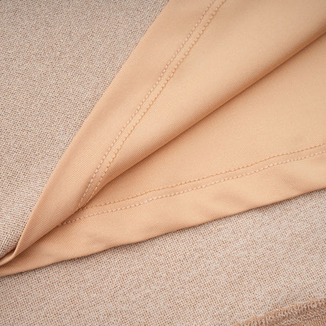 Aurohaya Rosalie gold asymmetrical pleated maxi dress