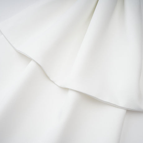 Aurohaya Camille White Statement Bow Mermaid Maxi Dress