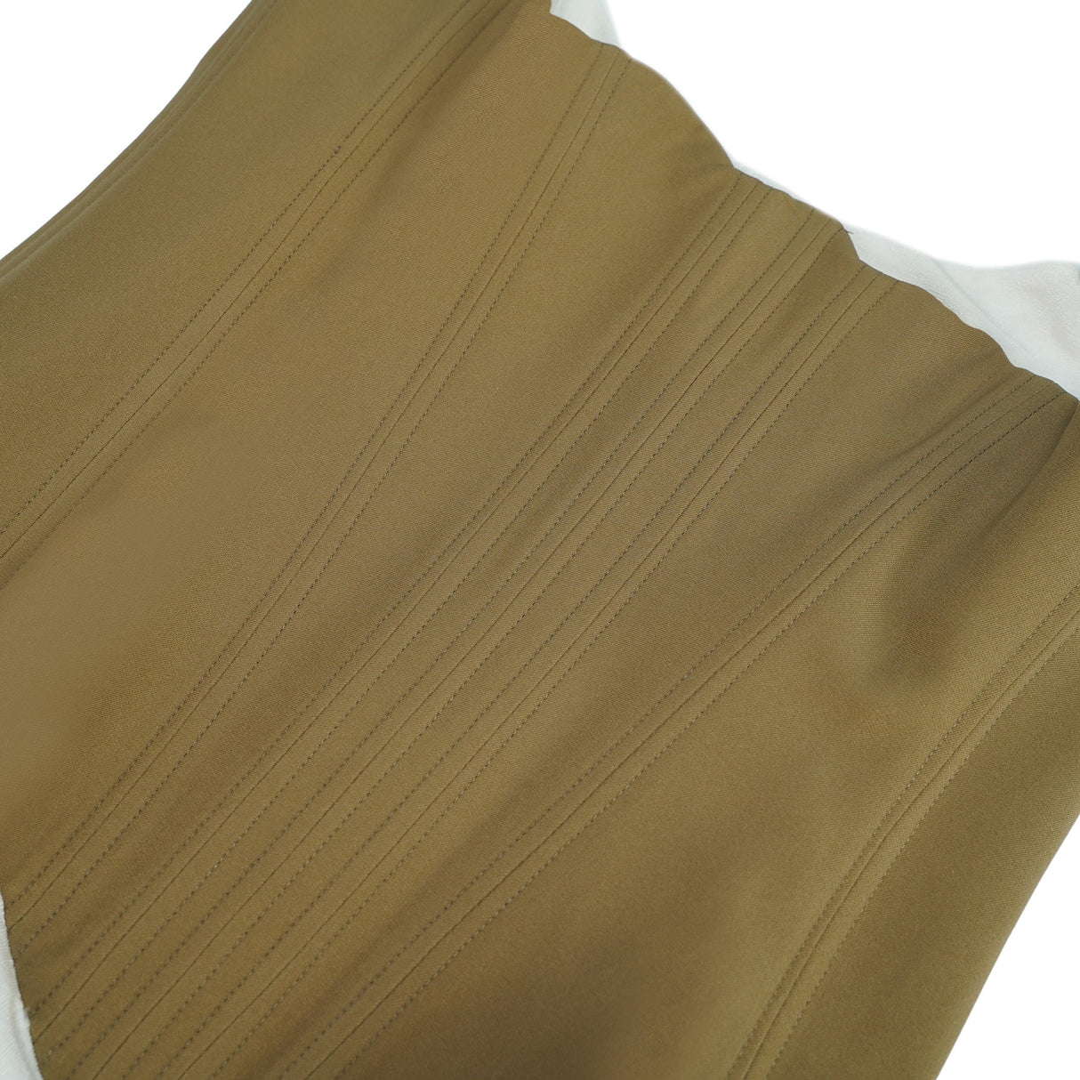 Aurohaya Yasmine Brown Bustier Panel Mini Dress