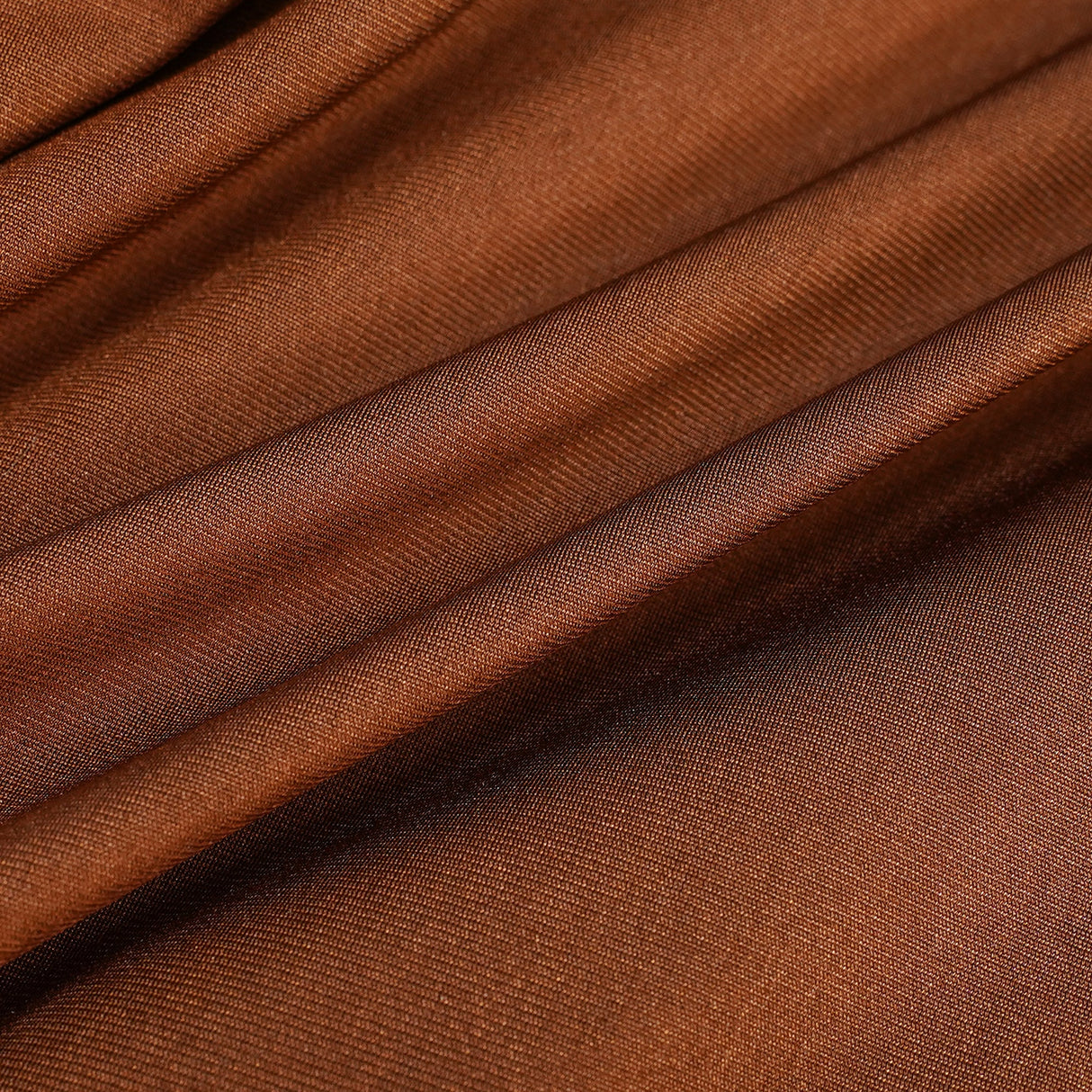 Aurohaya Reine Brown Asymmetrical Ruched Maxi Dress