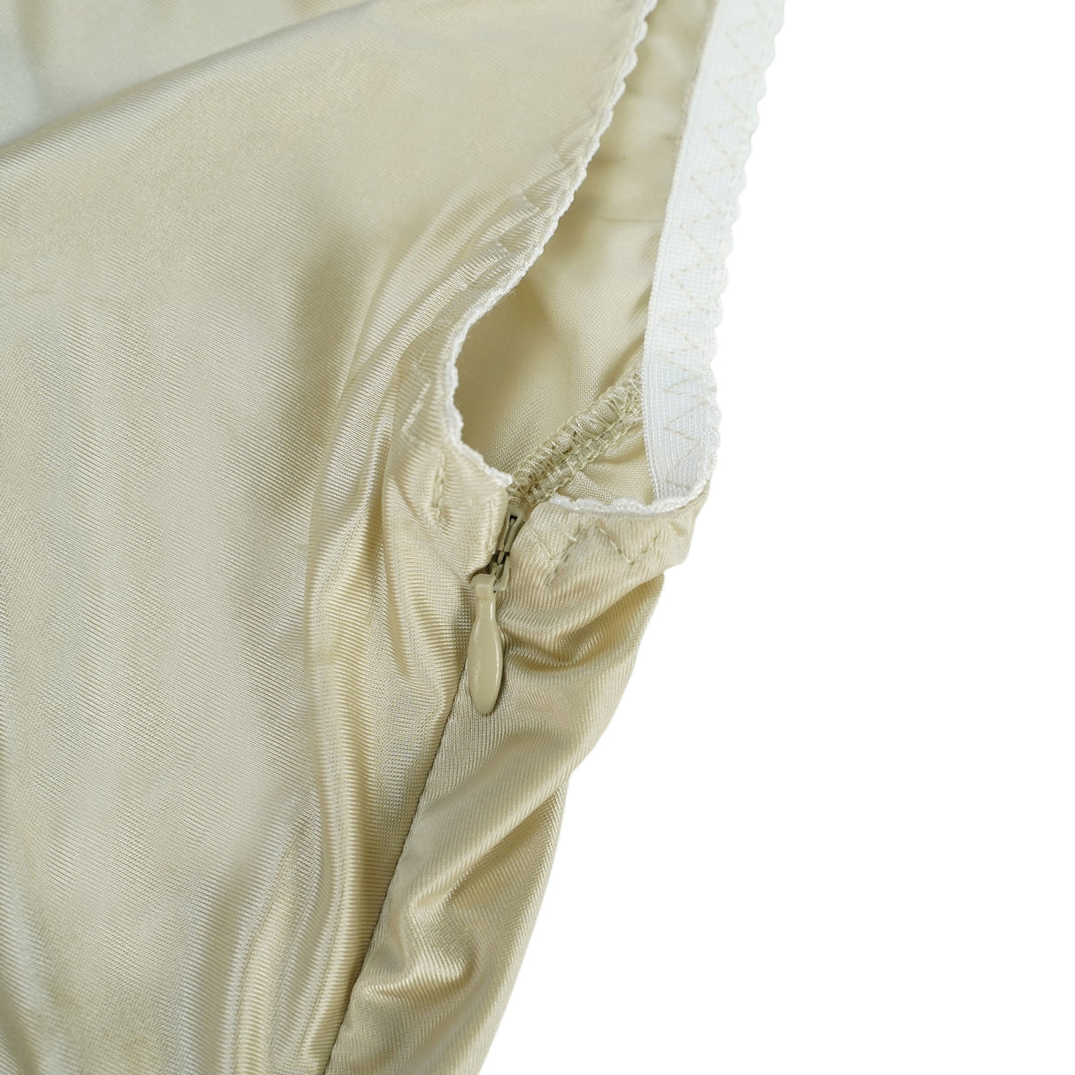 Aurohaya Cecilia Neutral Sea Ammonite Shirred Maxi Dress