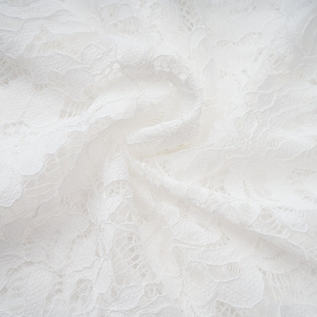 Aurohaya Abbie White Floral Lace Bustier Maxi Dress