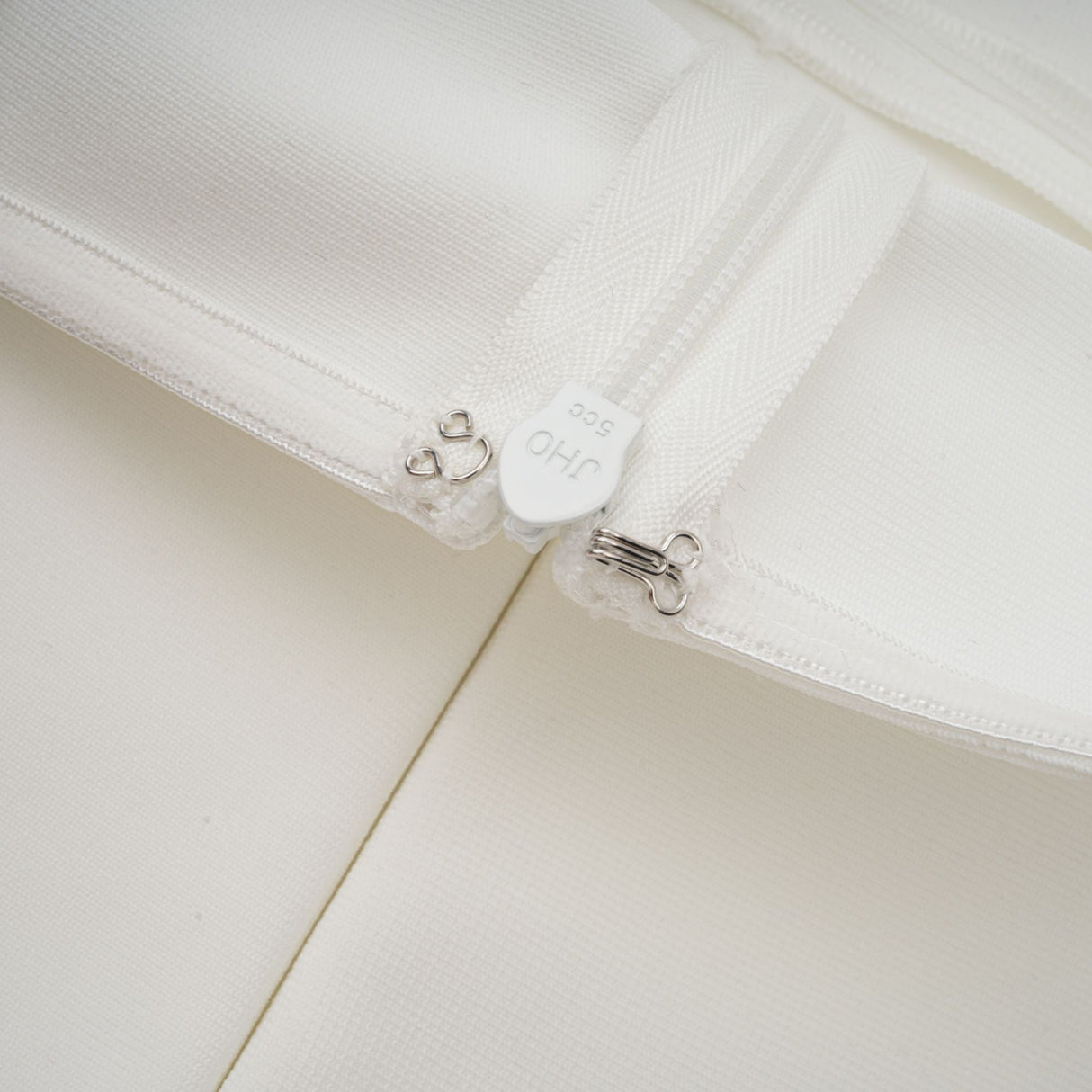Aurohaya Nathalie white tulle-panelling maxi dress