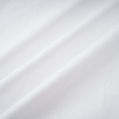 Aurohaya Dulcie white front-slit shirred shirt dress
