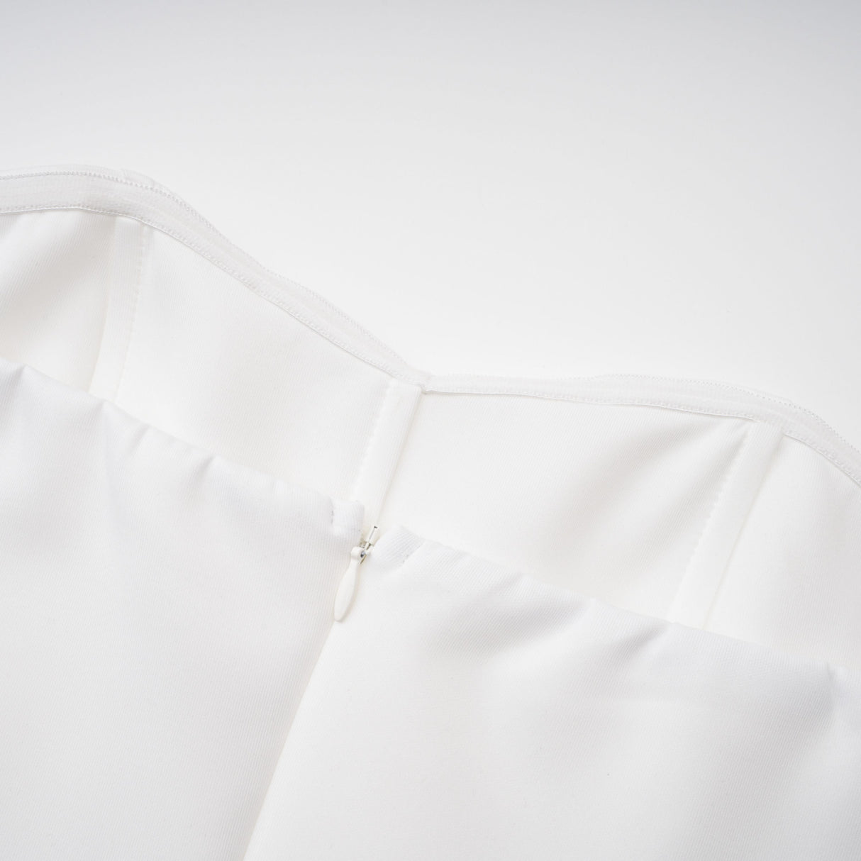 Aurohaya Felice White Structured Cape & Corset Dress Set