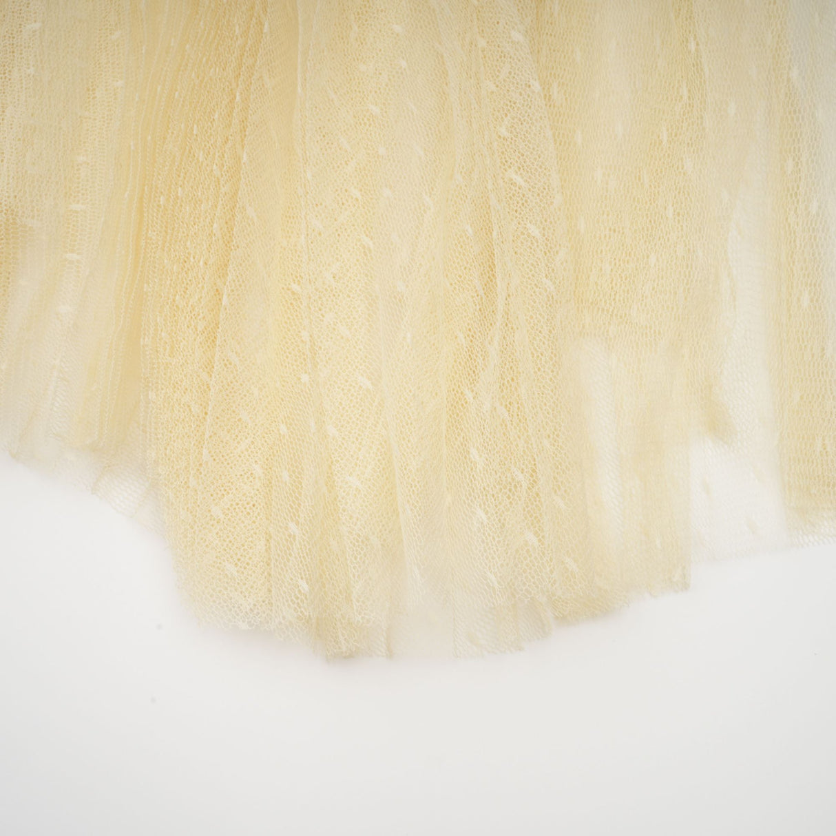 Aurohaya Céleste floral-lace-panelling tulle midi dress in Neutrals