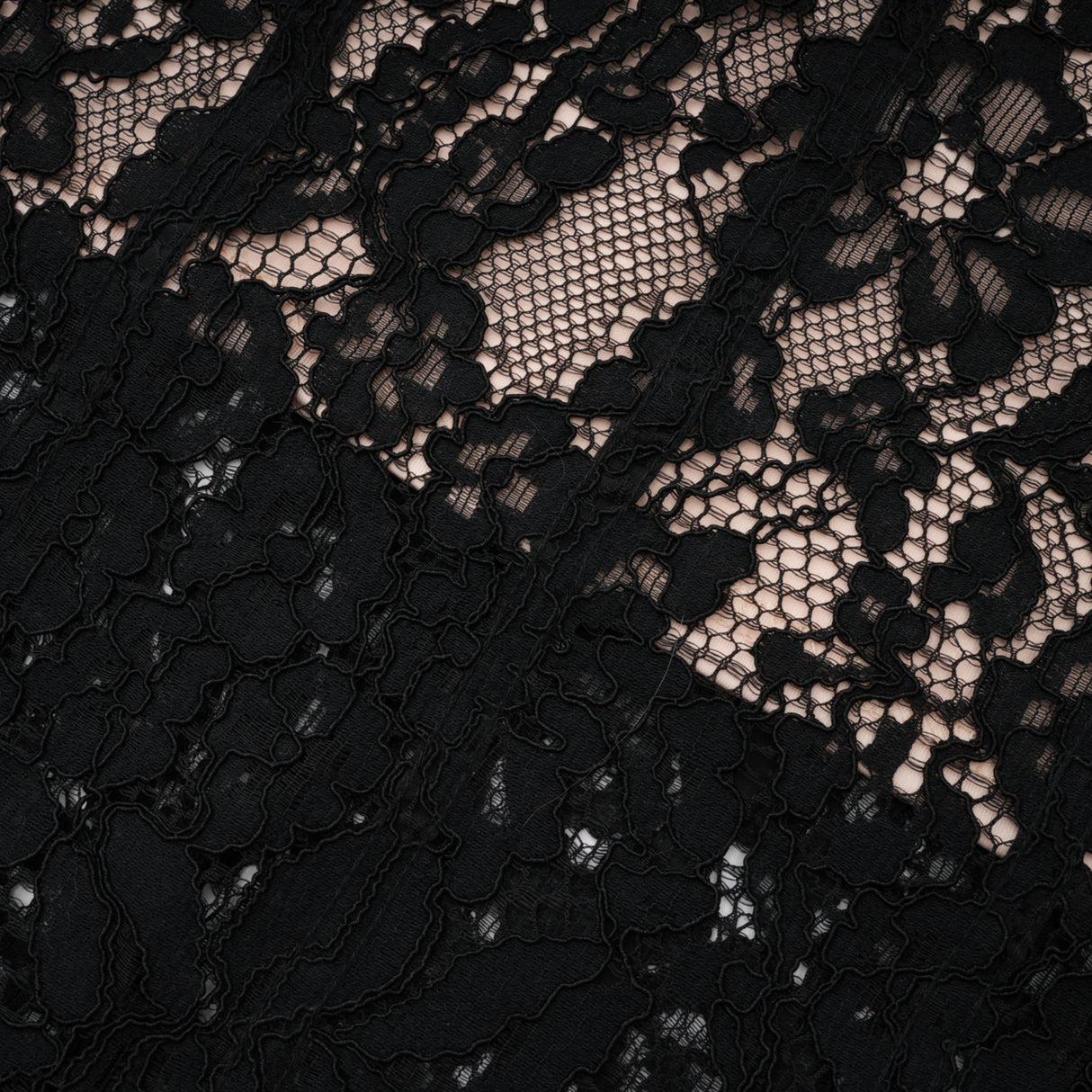 Aurohaya Giorgia Black Floral Lace Corset Maxi Dress
