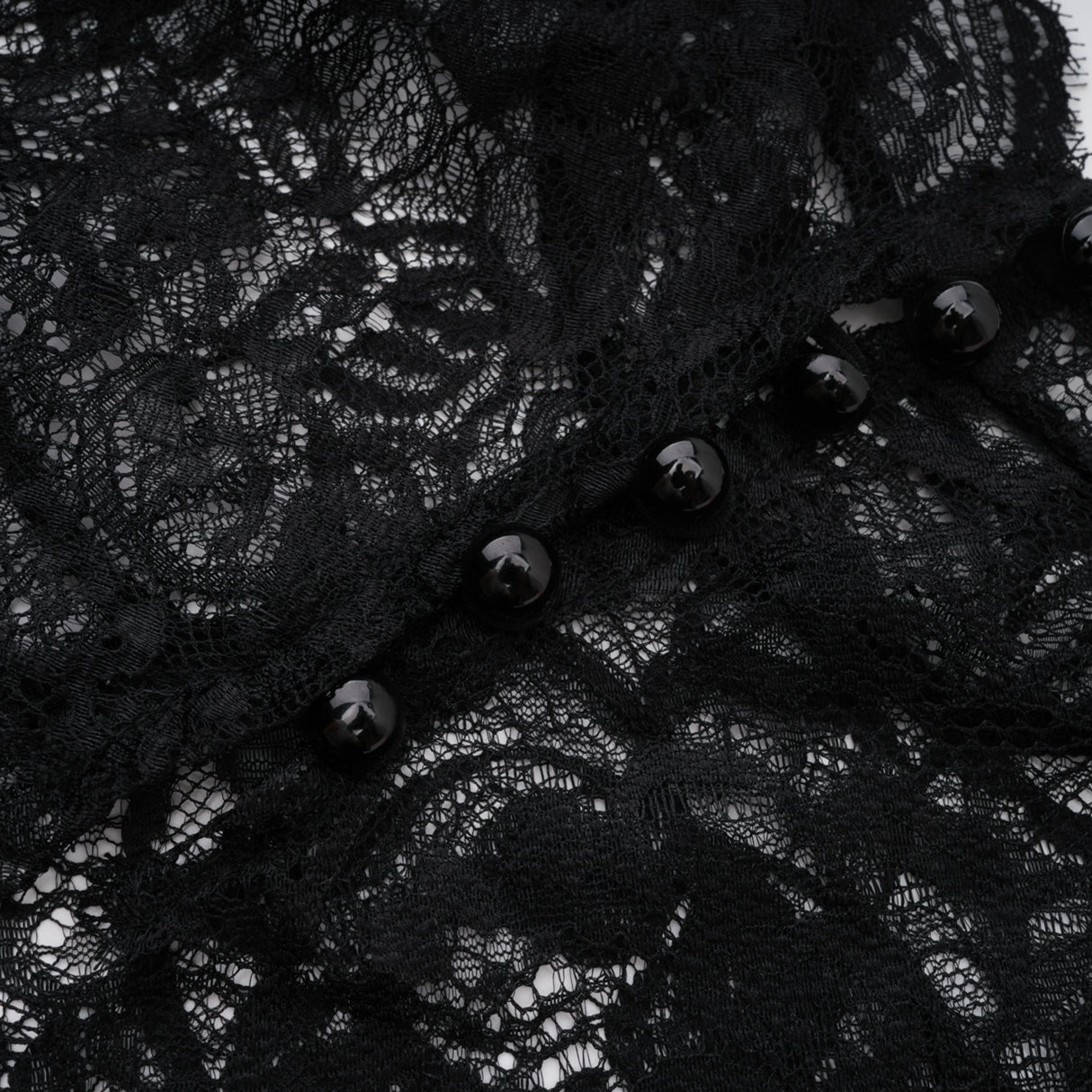 Aurohaya Bokamoso Black Lace Panel Maxi Gown