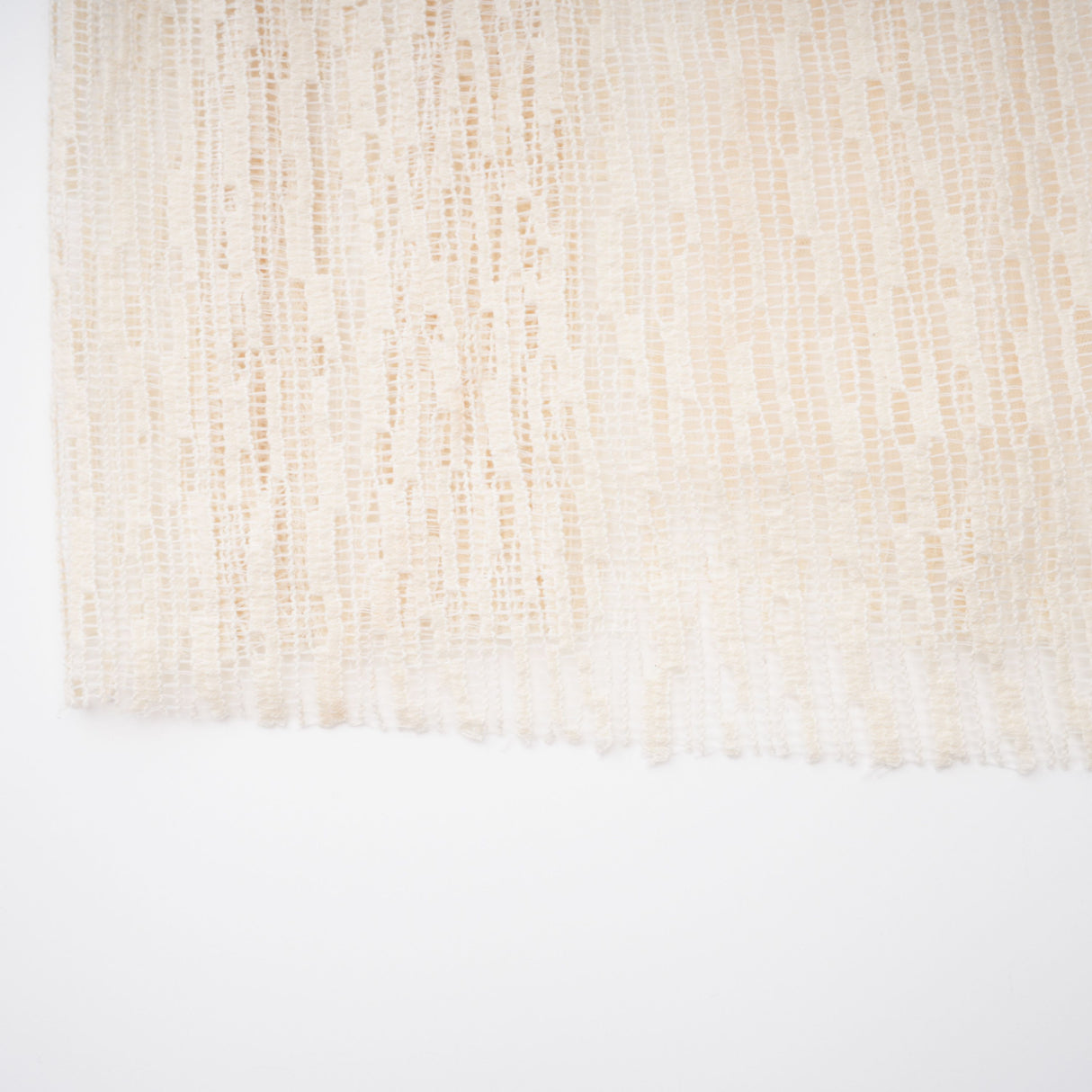 Aurohaya Thale Neutral Asymmetrical Textured Ruched Midi Dress