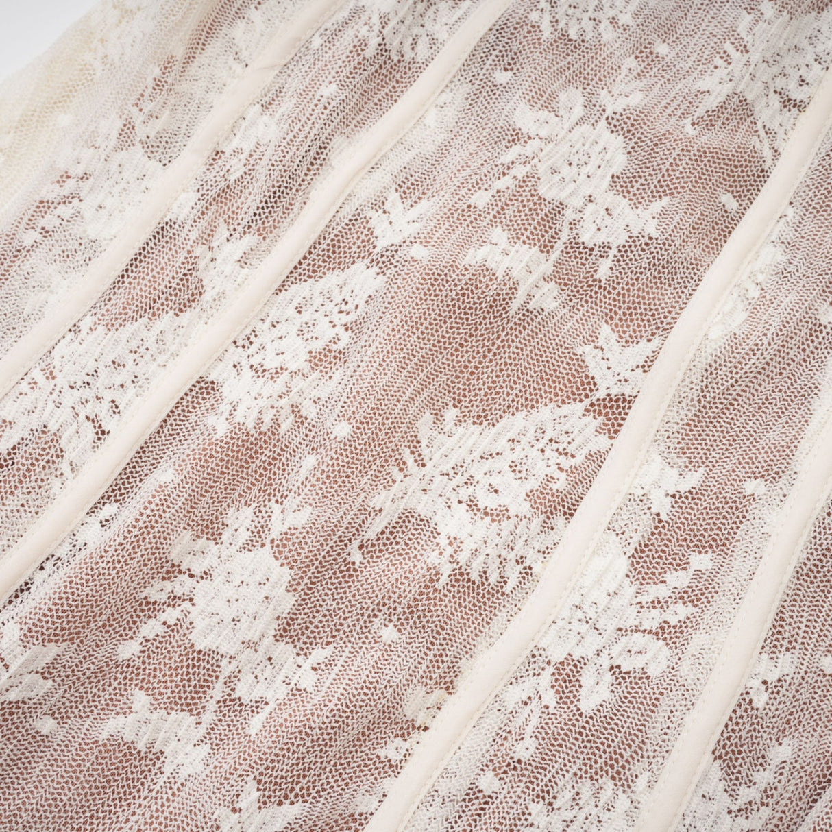 Charisme Lace Corset Bodycon Midi Dress White