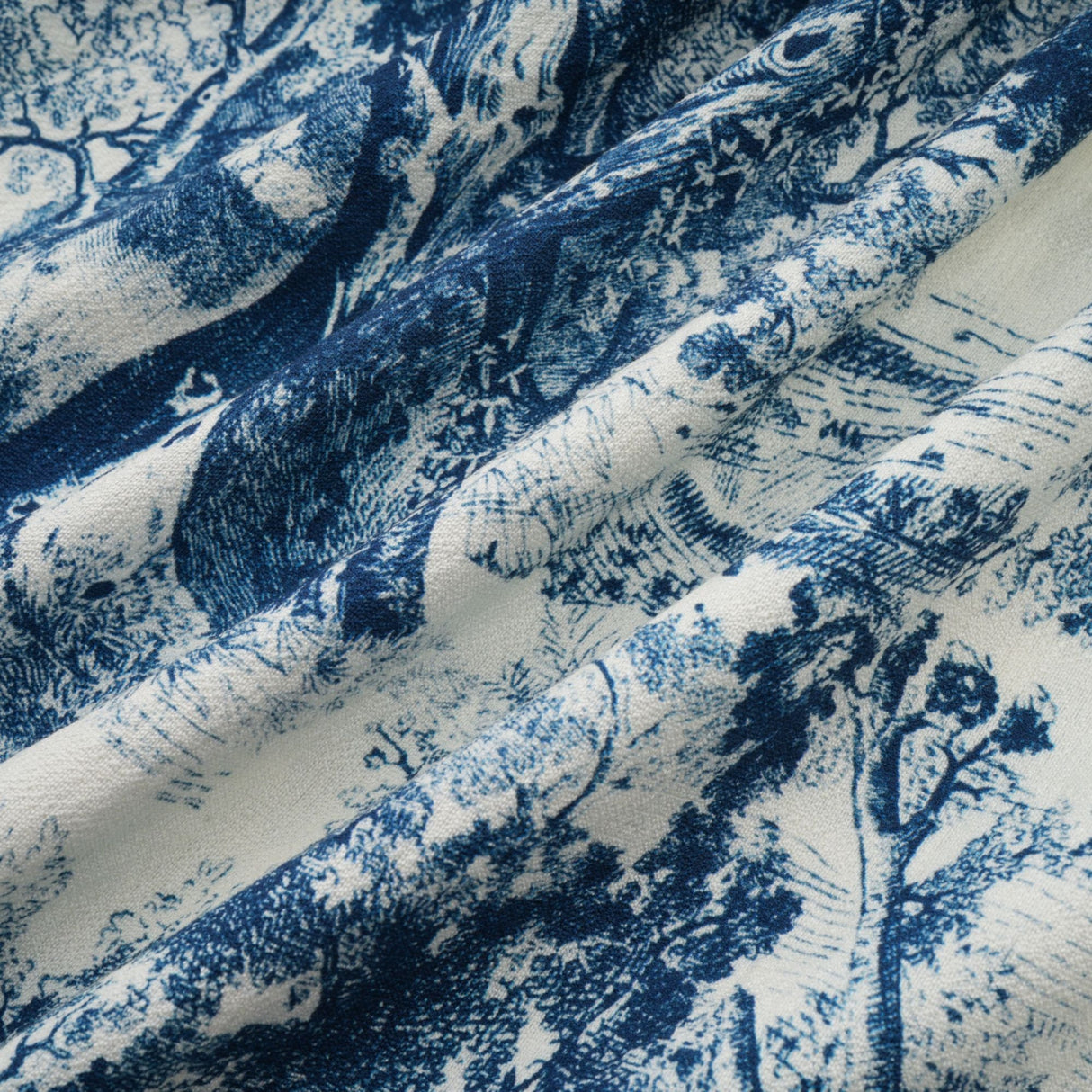 Aurohaya Adélaïde graphic-print midi dress in Blue