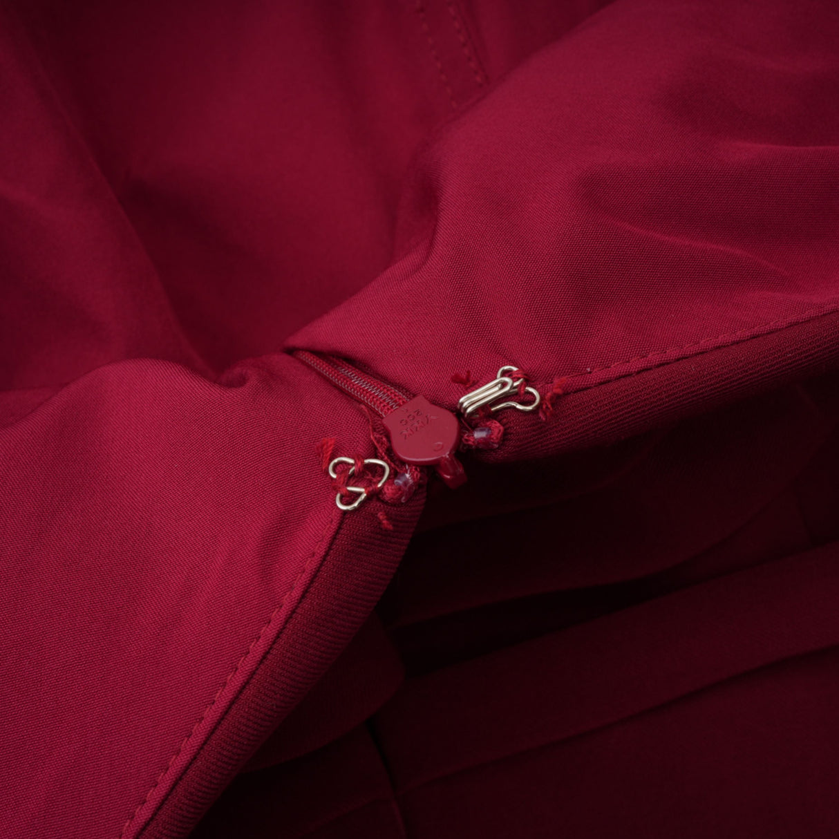 Aurohaya Lauren Red Ruched Shawl Detail Maxi Dress
