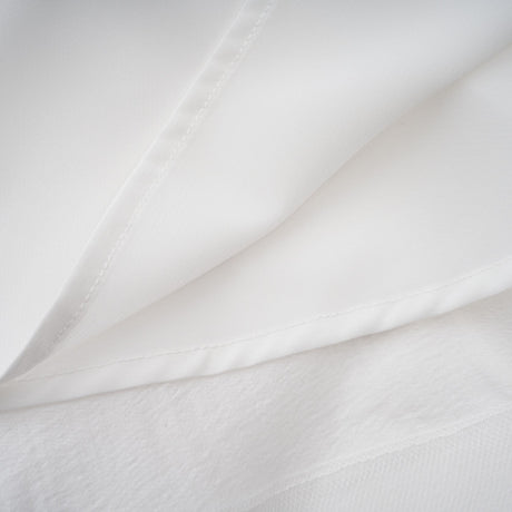 Aurohaya Quincie white shirred flounced mini dress