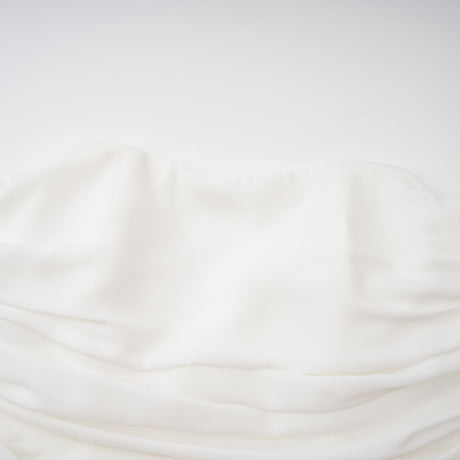 Aurohaya Léonie White Tulle Cape & Dress Set