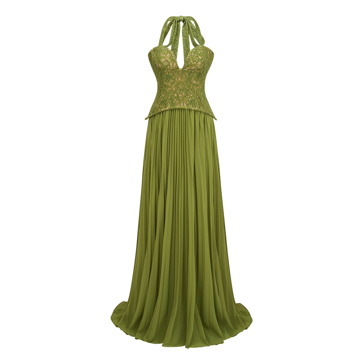 Aurohaya Ronja Emerald Corset Gown