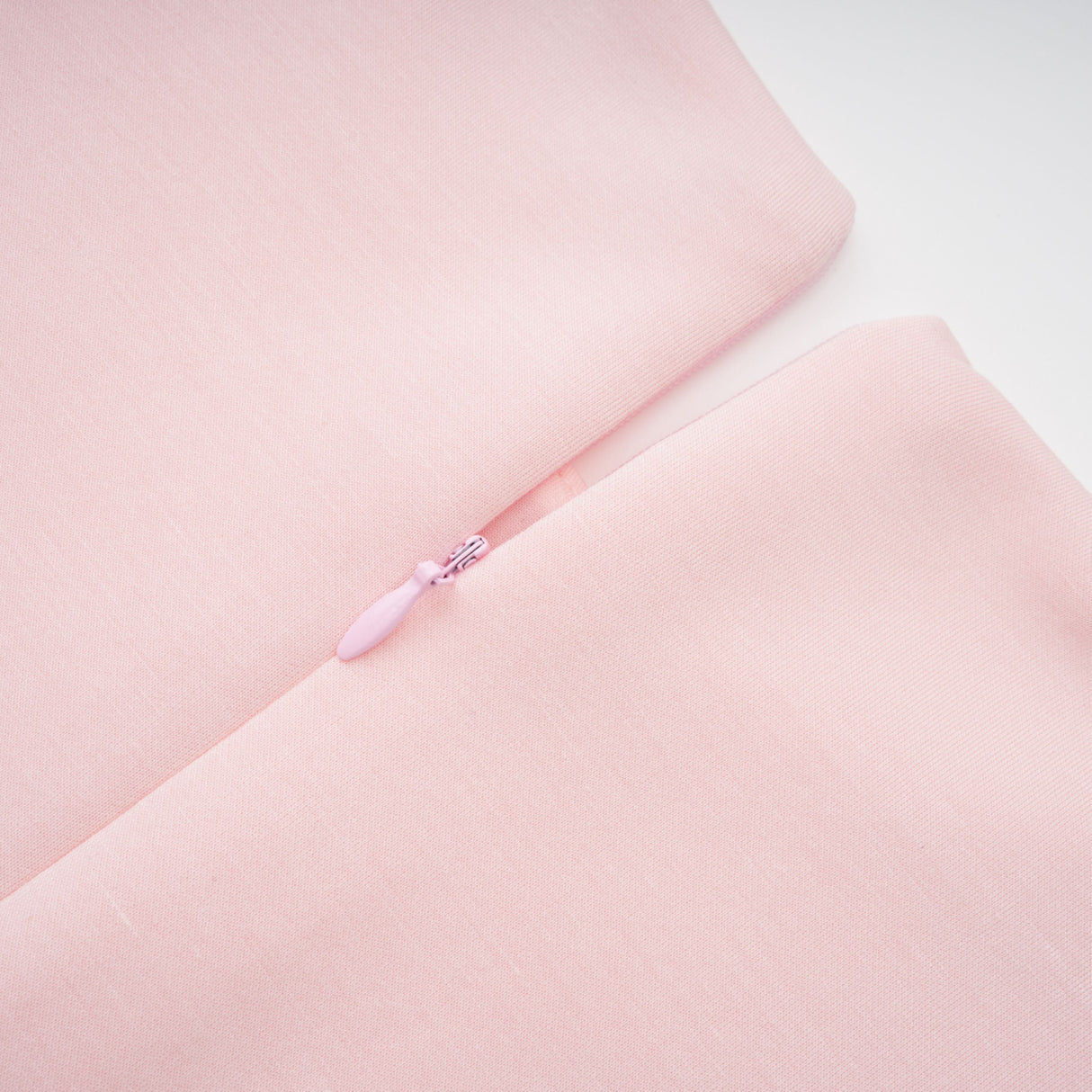 Aurohaya Piroska Pink Sleeveless Pearl Trim Mini Dress