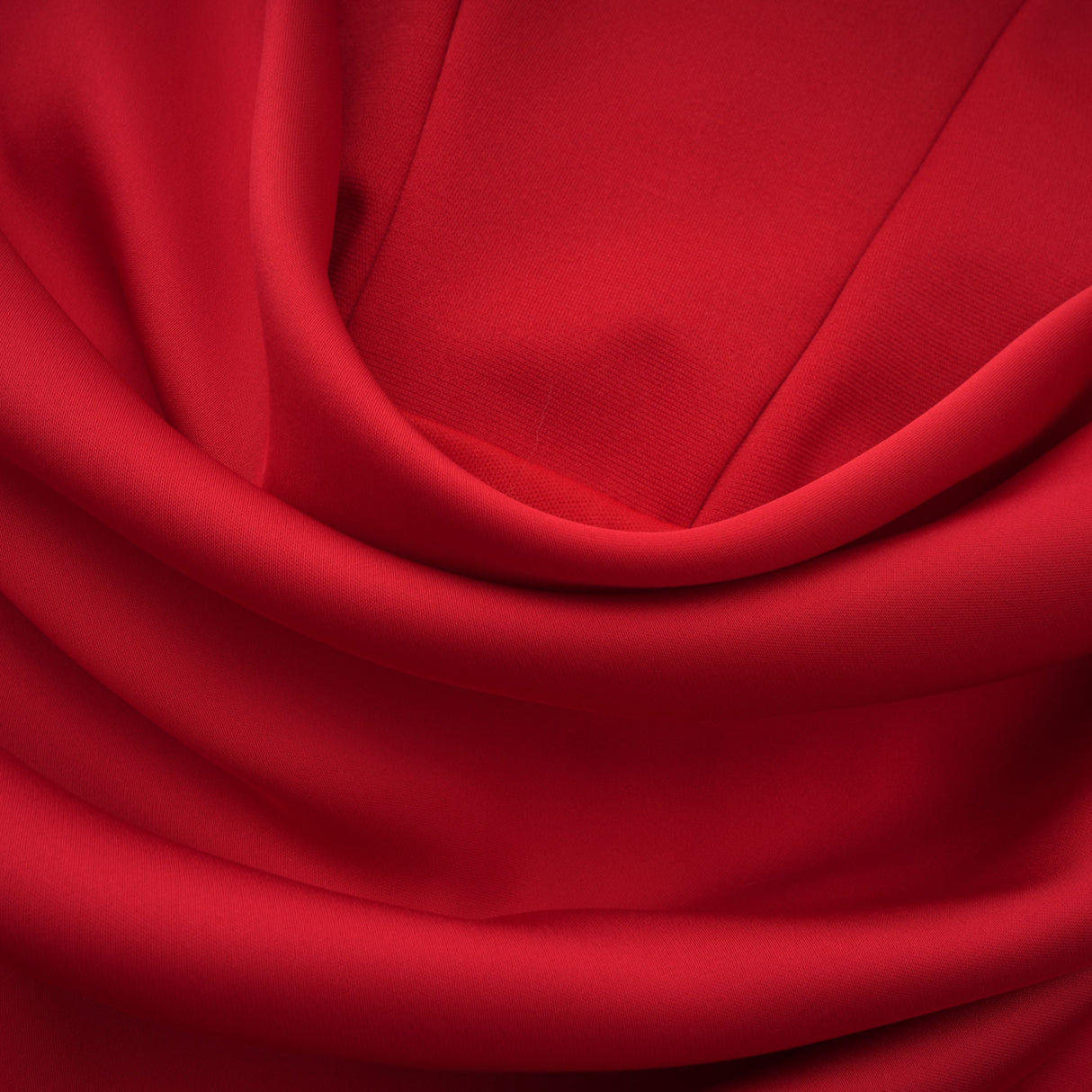 Aurohaya Berit Red Scarf Off Shoulder Ruched Maxi Dress