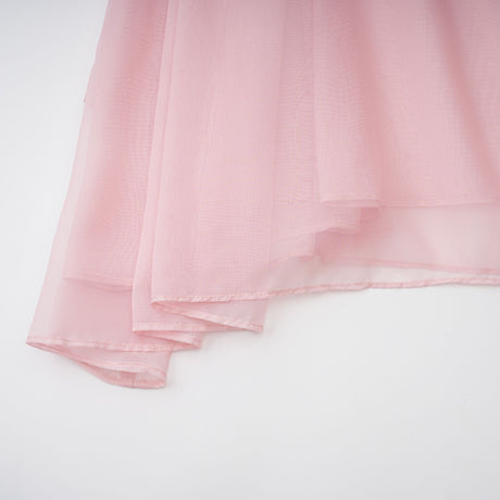 Aurohaya Avril pink bow draped slip mini dress