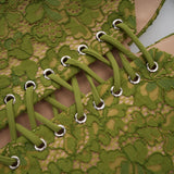 Isaline Emerald Corset Maxi Dress